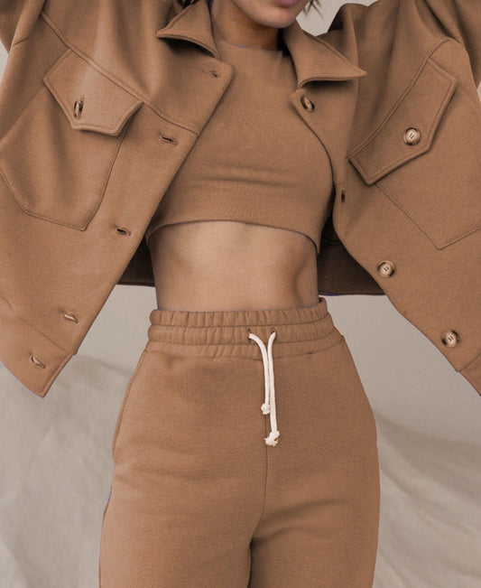 NINA  SHACKET STYLE 3 PIECES LOUNGEWEAR SET - Style Heist