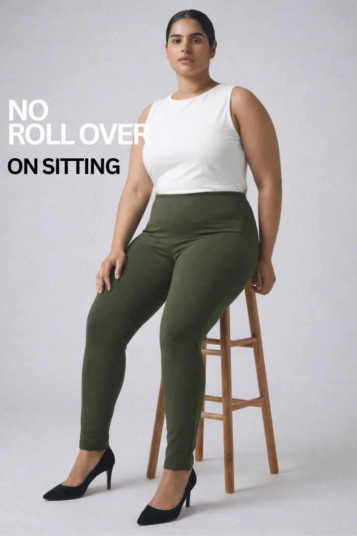 Olive Essential Tummy Shaper Jegging