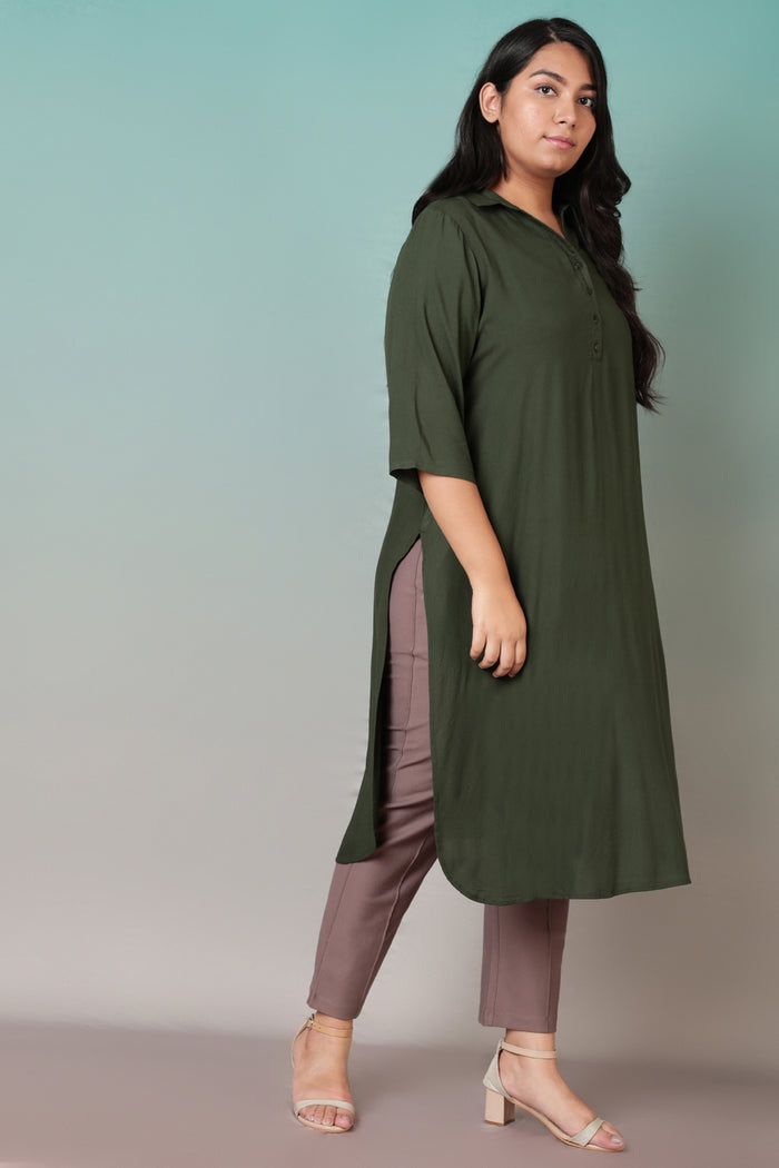 Olive Kurta