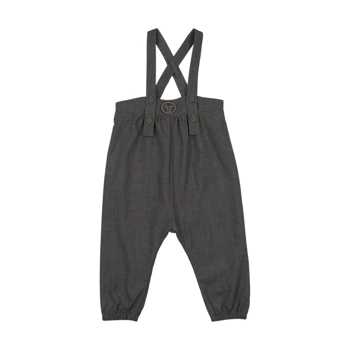 one piece long romper - mid gray