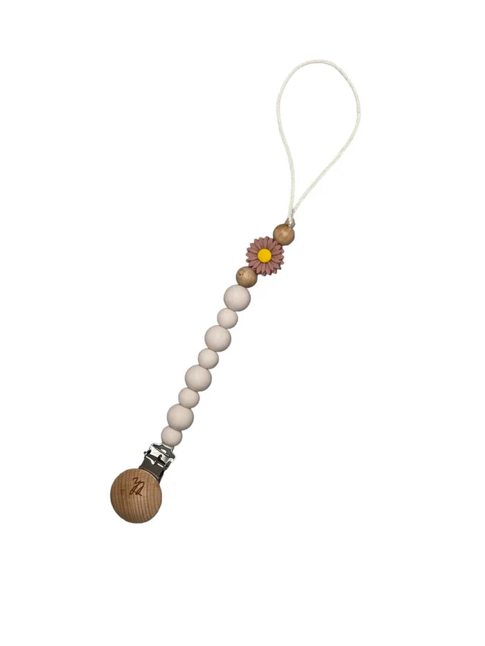 pacifier clip grande daisy toy - navajo