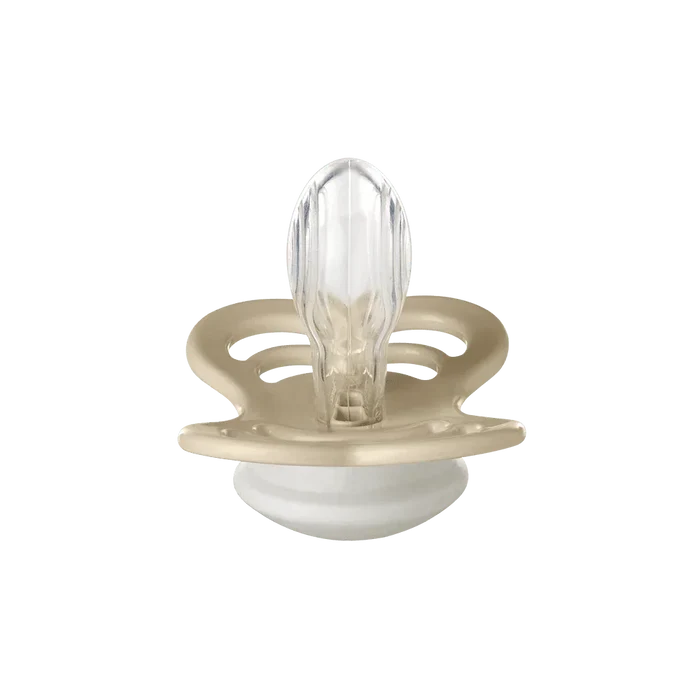 pacifier supreme silicone pack of 2 - blush/vanilla glow