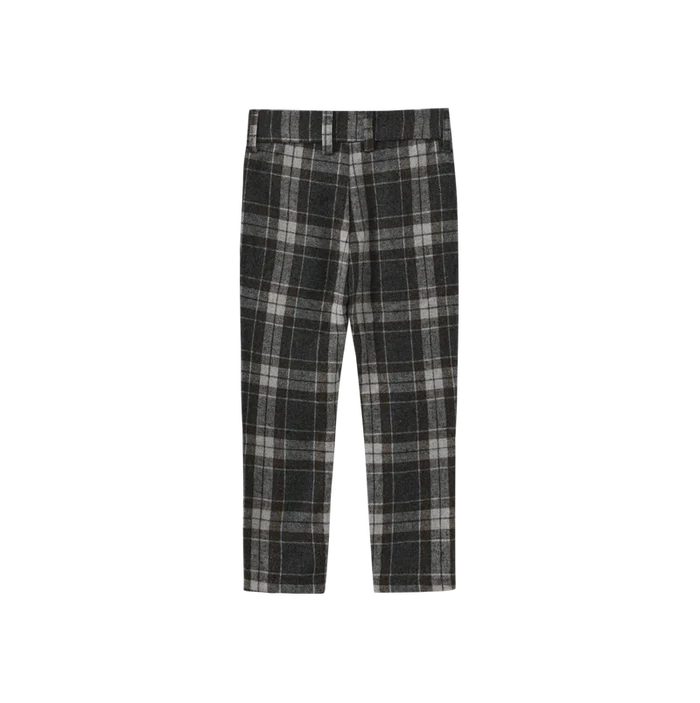 pants wool plaid  - plaid