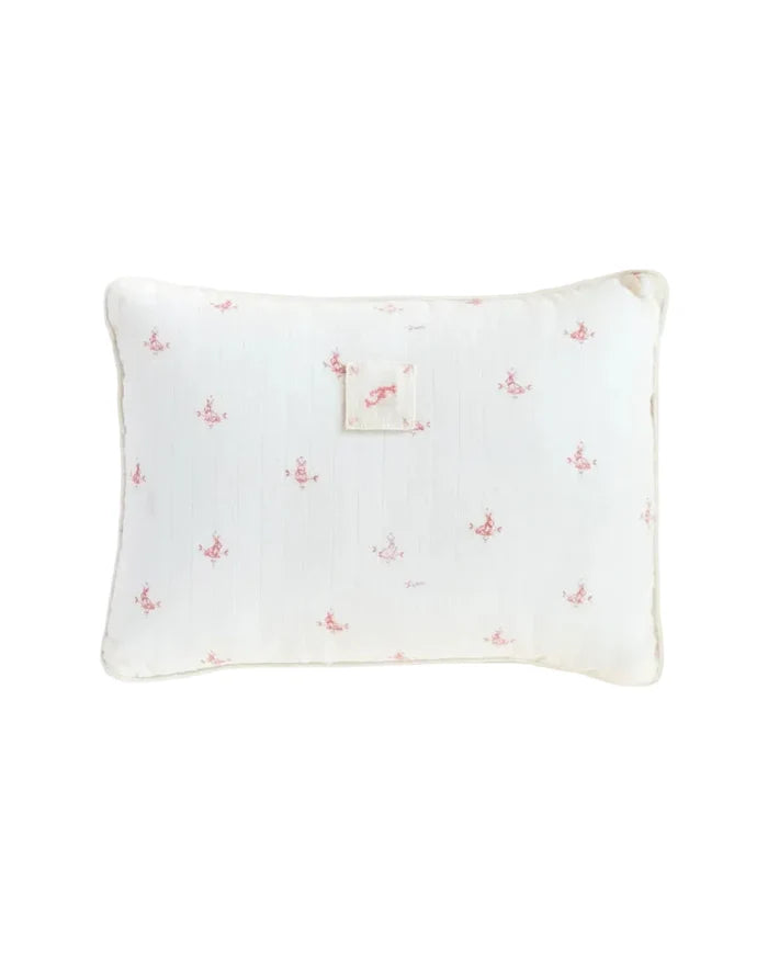 pillow my first printed gauze - pink bunny