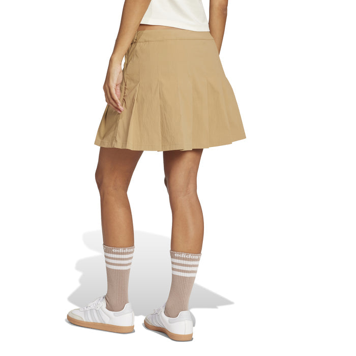 Pleated Skirt Brown