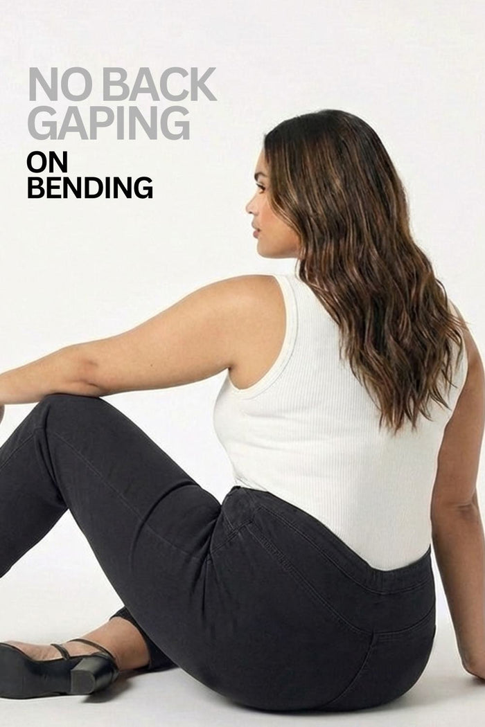 Plus Size Black Light Fade Flare Jeans