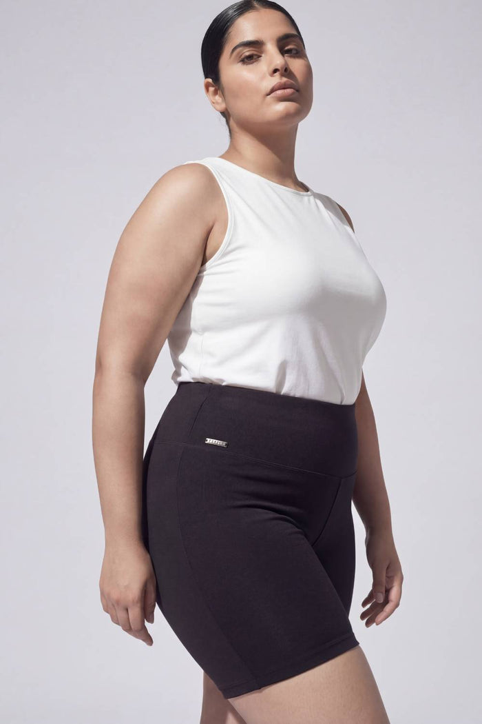 Plus Size Black Tummy Shaper Shorts