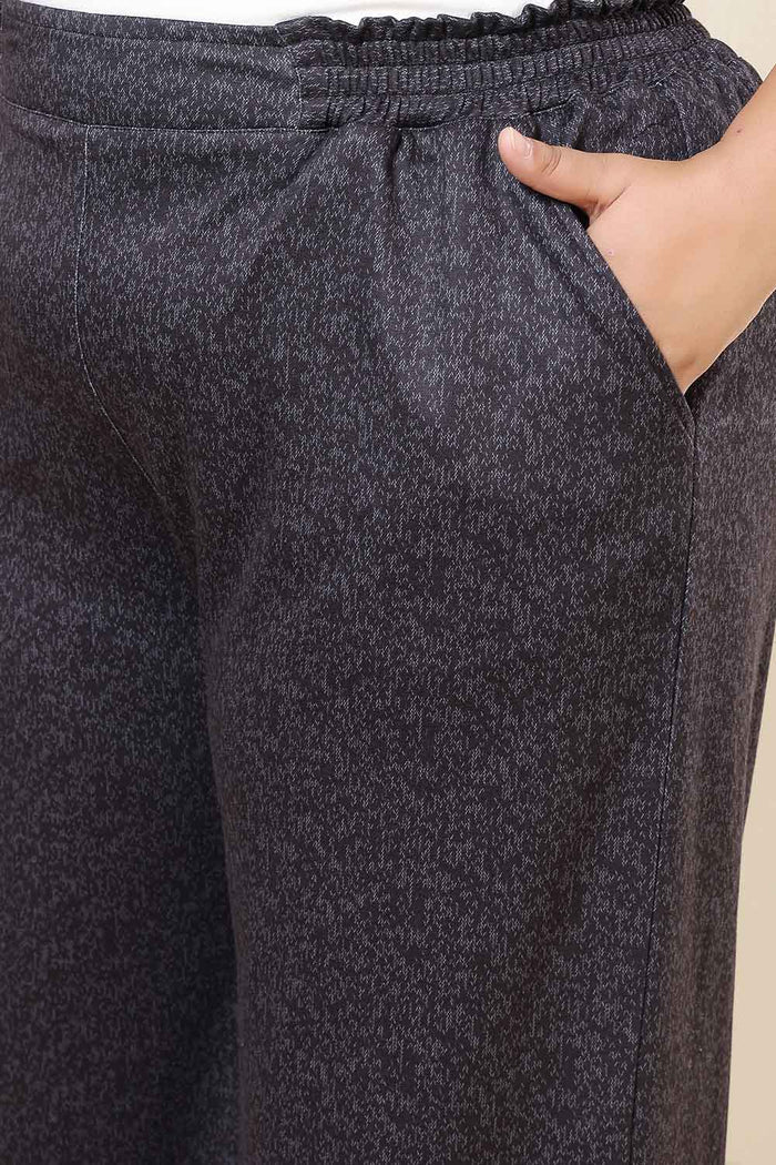 Plus Size Charcoal Grey SnugWeave™ Winter Top Coord Set