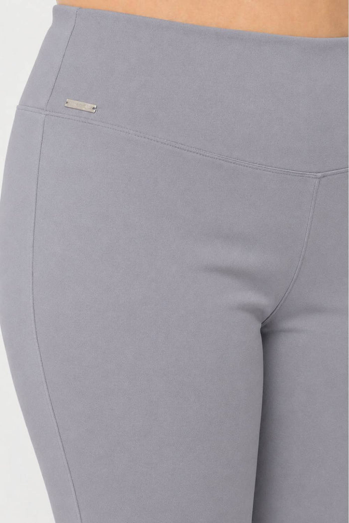 Plus Size English Grey New Fit Tummy Tucker Crop Pants
