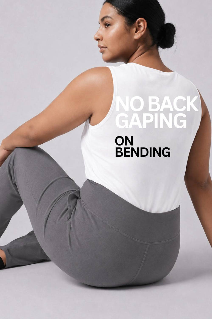 Plus Size Grey Tummy Shaper Boot Cut Pants