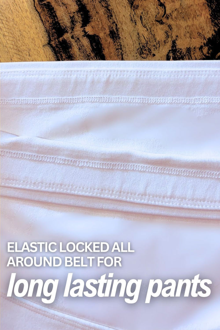 Plus Size Ice Blue Tummy Shaper Straight Fit Pants