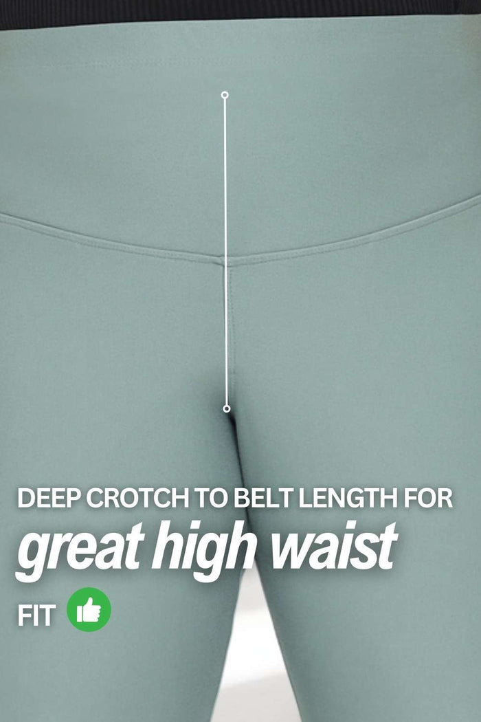 Plus Size Mint Green Tummy Shaper Flare Pants