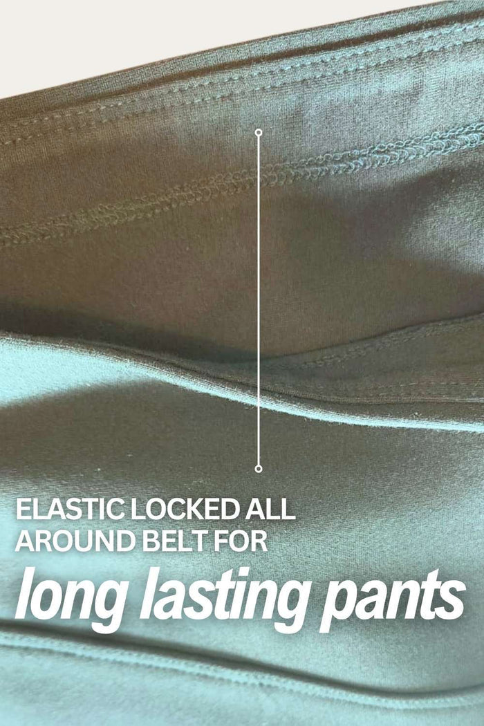 Plus Size Mint Green Tummy Shaper Straight Fit Pants