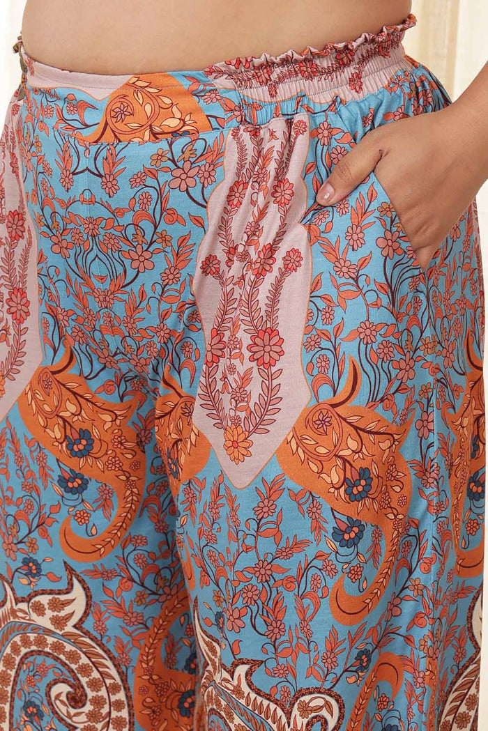 Plus Size Multicolor Top Coord Set