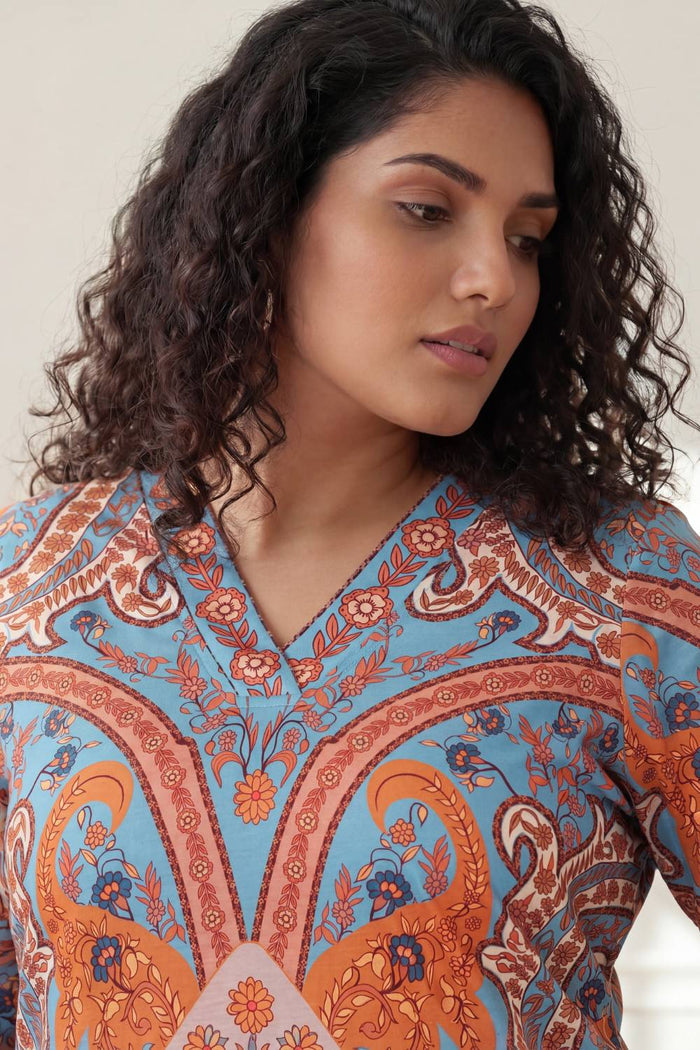 Plus Size Multicolor Top