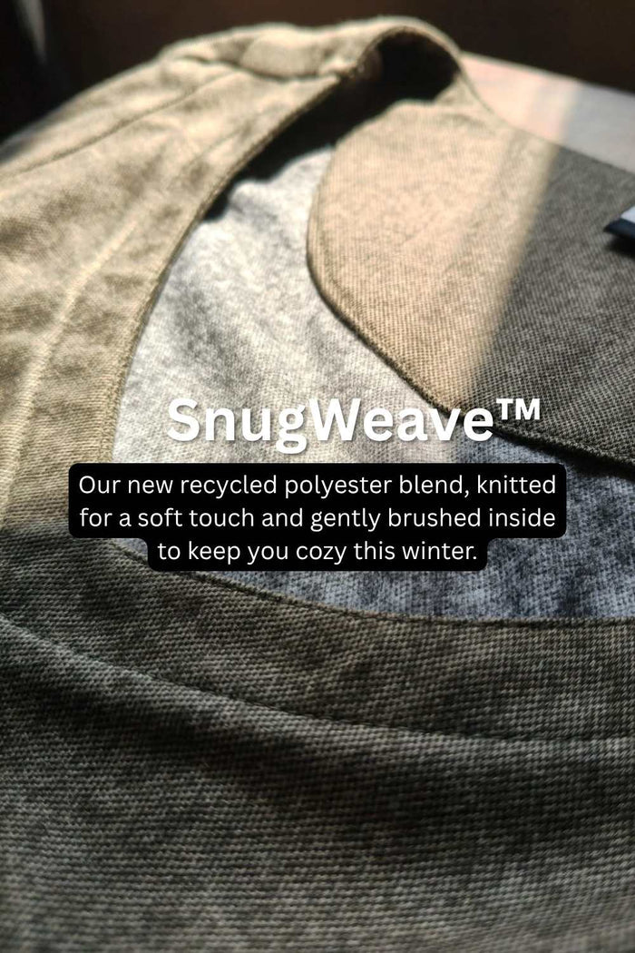 Plus Size Olive Green SnugWeave Winter Dress