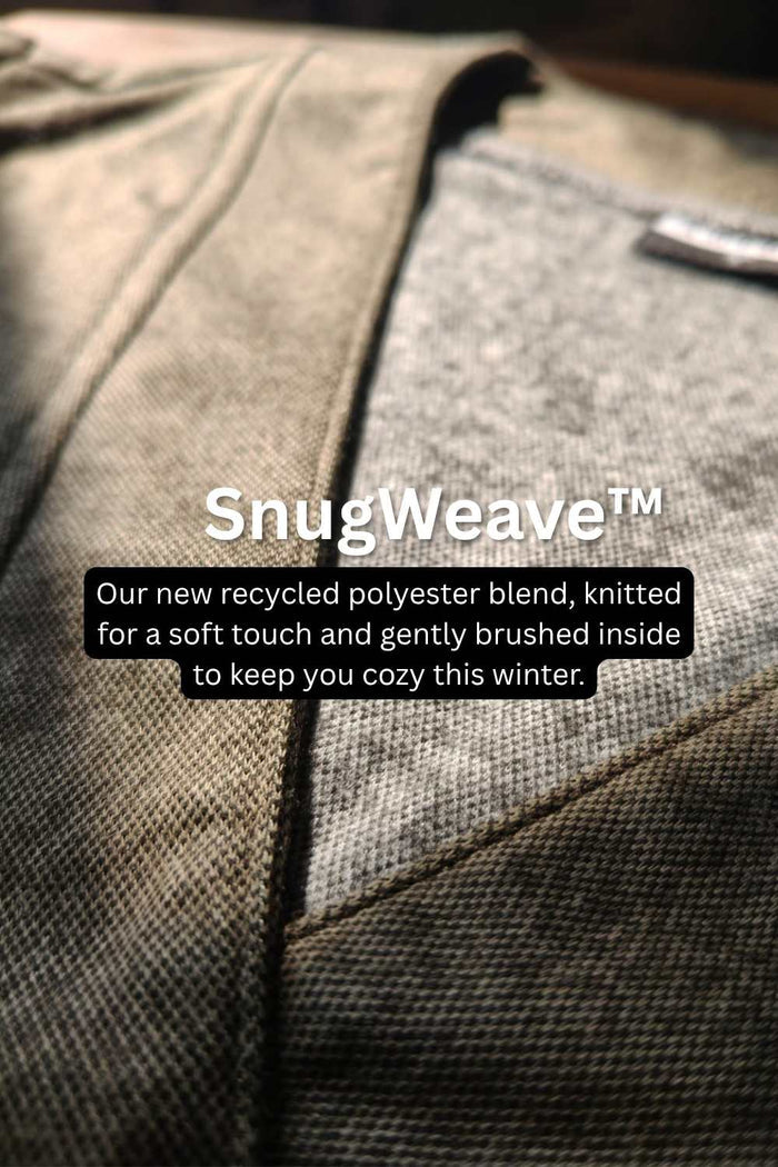 Plus Size Olive Green V Neck  SnugWeave Winter Top