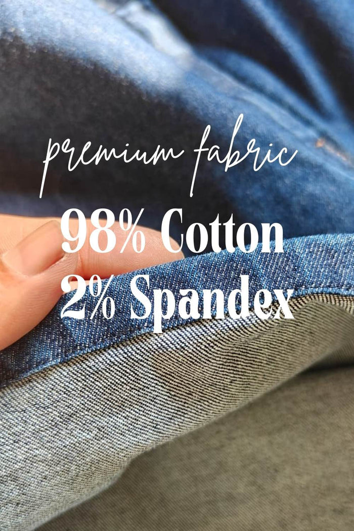 Plus Size Wide Leg Absolute Navy Blue Jeans