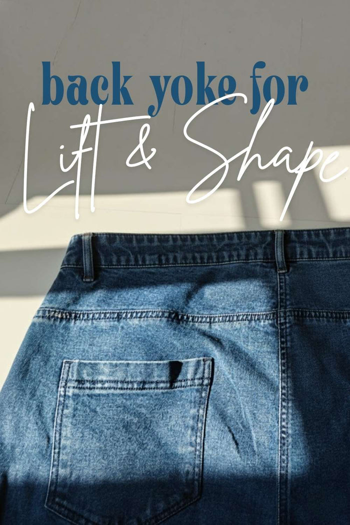 Plus Size Wide Leg Vintage Blue Jeans