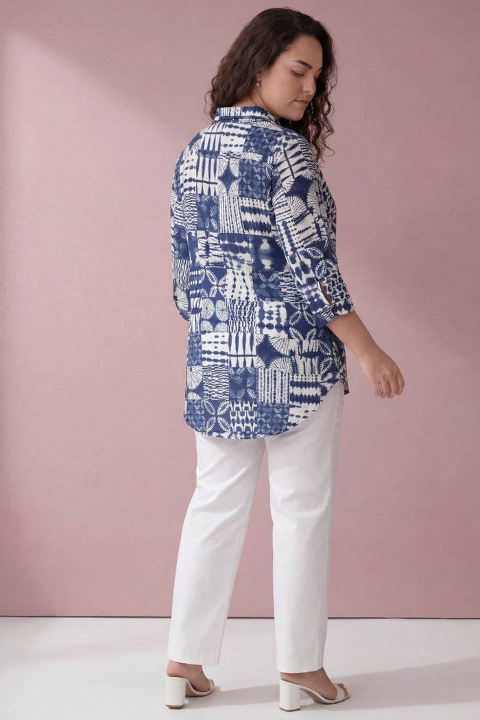 Plus Size WildBlue Floral Print Top