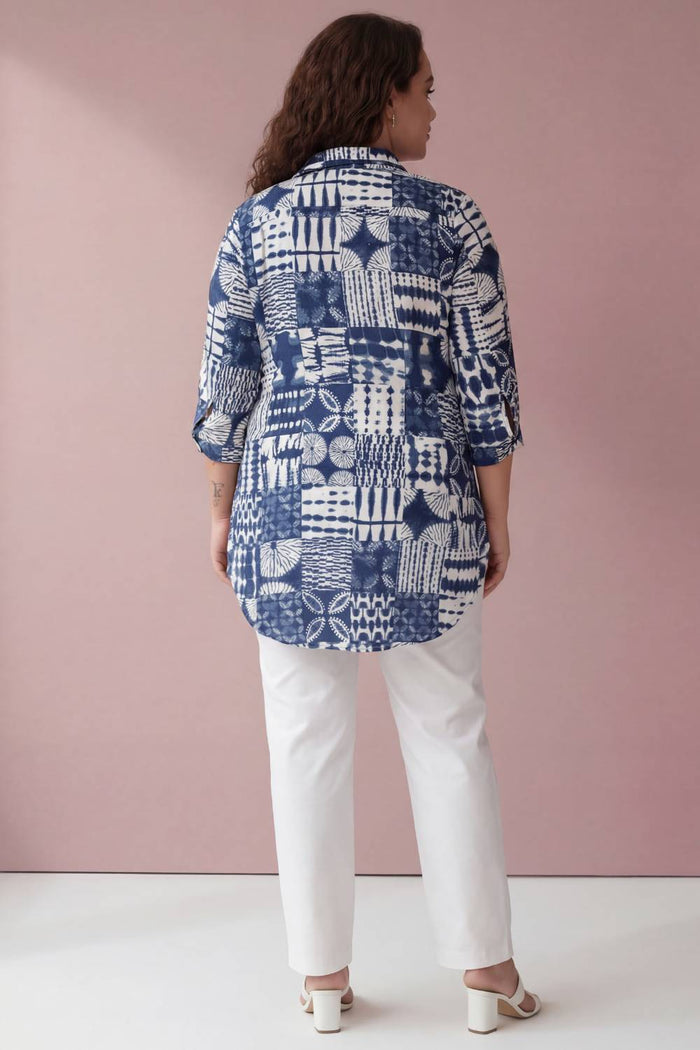 Plus Size WildBlue Floral Print Top