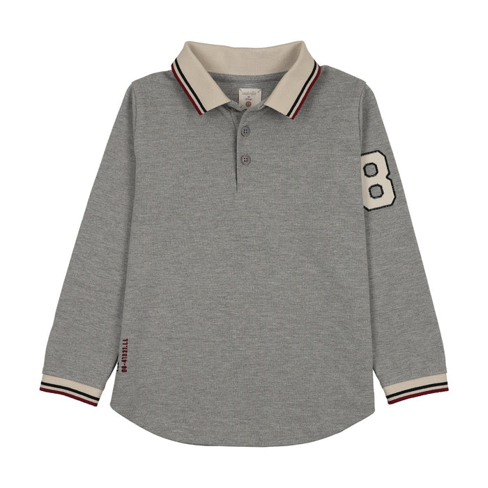 polo l/s limited capsule - light gray heather