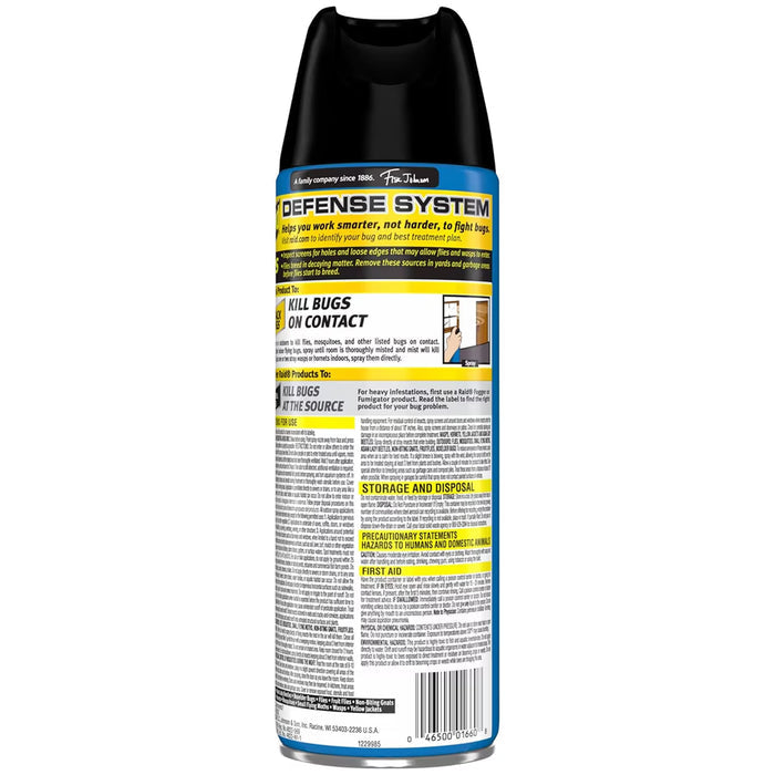 Raid Flying Insect Killer Outdoor Fresh Aerosol Spray for Flies & Mosquitoes - 15 oz - 12 Pack