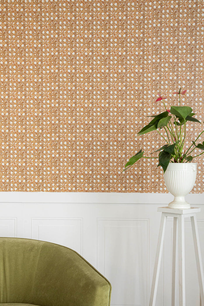 Rattan Weave Wallpaper