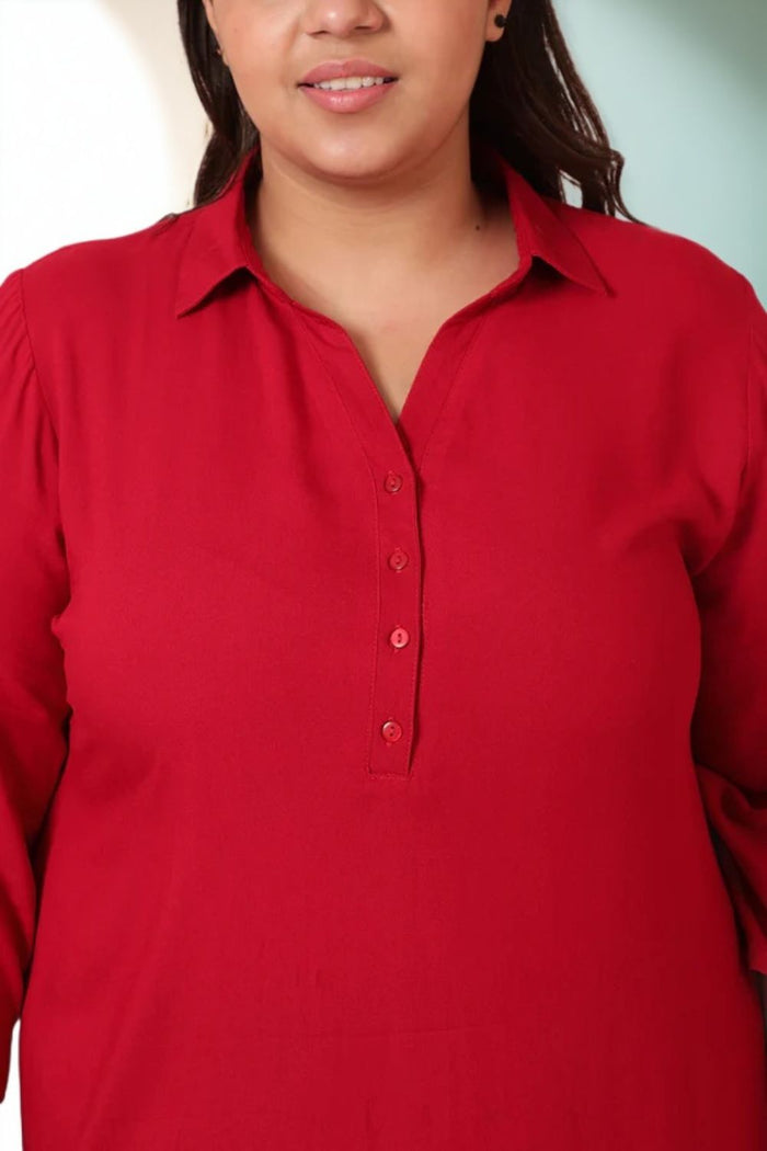 Red Kurta