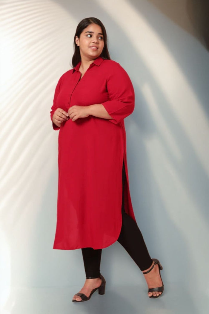 Red Kurta