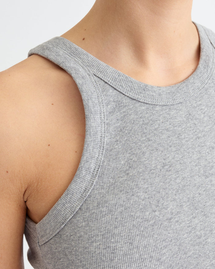 Ribbed Nursing Tanks (2 - pack Grey & White) - Ilouity
