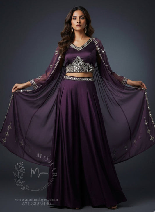 Royal Purple Indo-Western