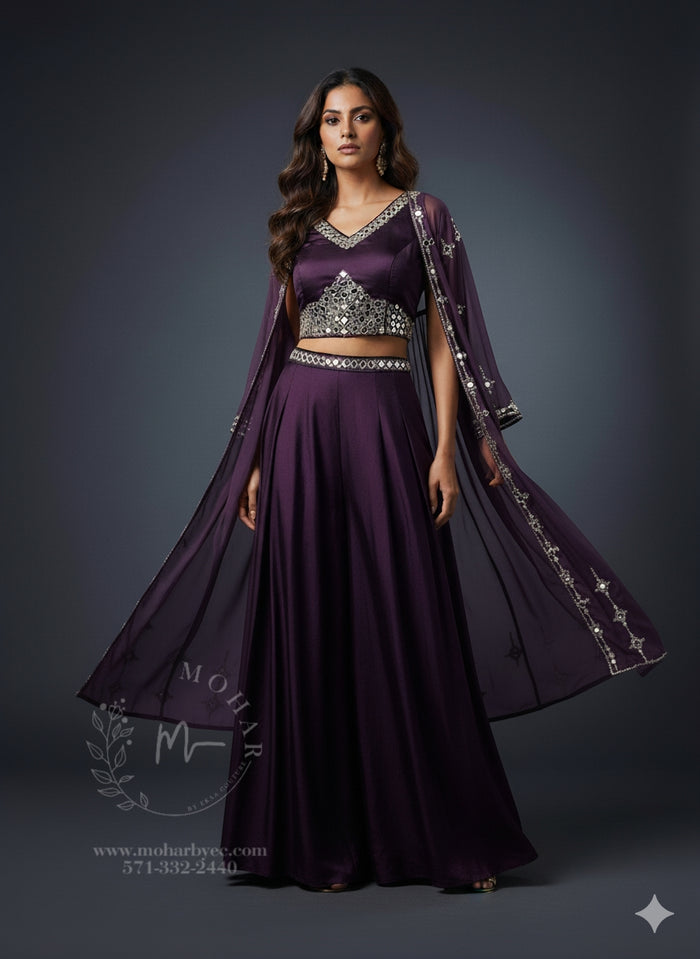 Royal Purple Indo-Western
