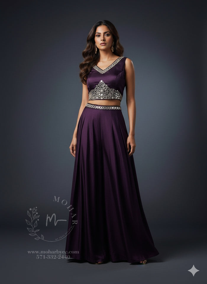 Royal Purple Indo-Western