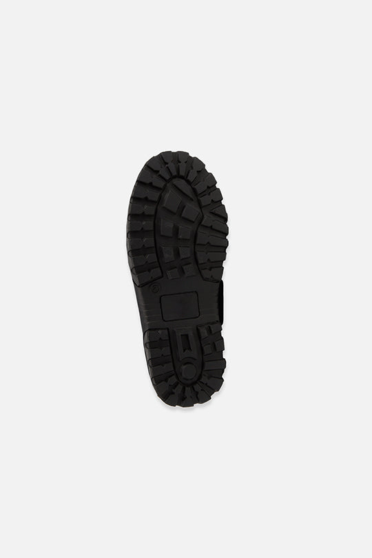 Deux par Deux toddler black puffer winter boots – treaded outsole