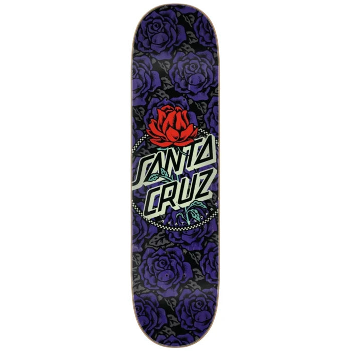 Santa Cruz Rosette Ringed Dot 7 Ply Birch Deck 8.0"