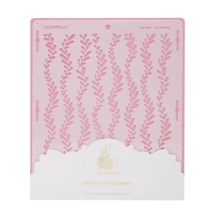 Seamless Cake Stencil great for decorating tall cakes with perfect designs. Lacupella