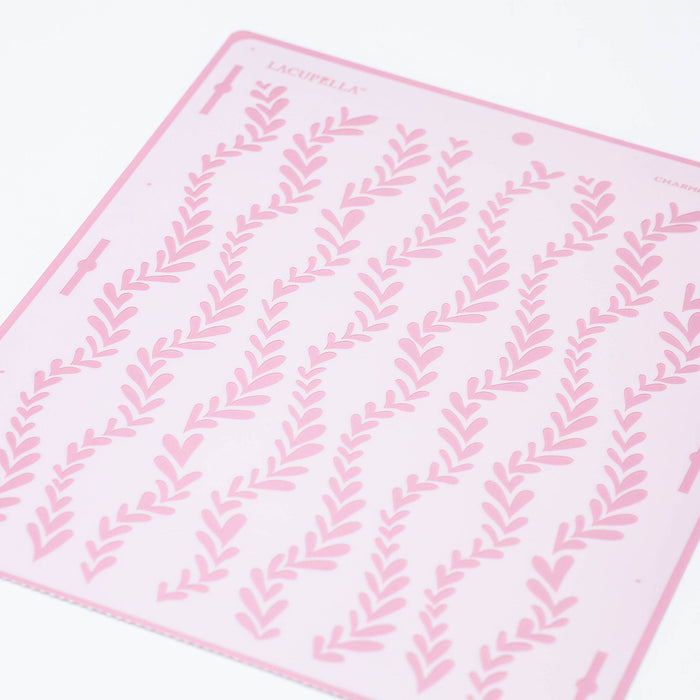 Seamless Cake Stencil great for decorating tall cakes with perfect designs. Lacupella