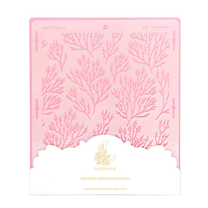 Seamless Cake Stencil great for decorating tall cakes with perfect designs. Lacupella