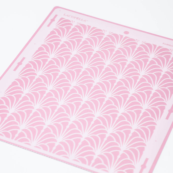 Seamless Cake Stencil great for decorating tall cakes with perfect designs. Lacupella