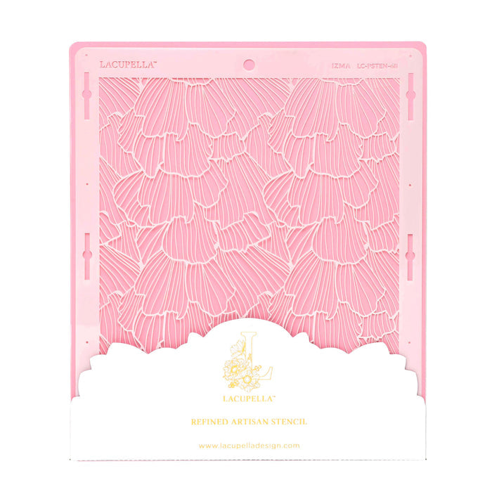Seamless Cake Stencil great for decorating tall cakes with perfect designs. Lacupella