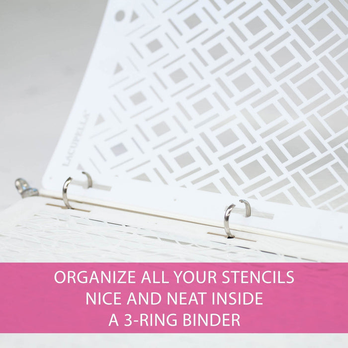 Seamless Cake Stencil great for decorating tall cakes with perfect designs. Lacupella