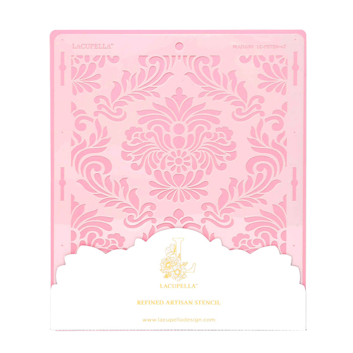 Seamless Cake Stencil great for decorating tall cakes with perfect designs. Lacupella
