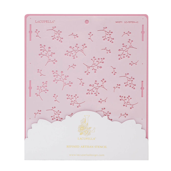 Seamless Cake Stencil great for decorating tall cakes with perfect designs. Lacupella