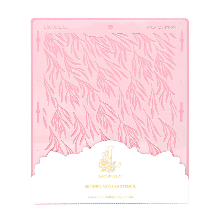 Seamless Cake Stencil great for decorating tall cakes with perfect designs. Lacupella