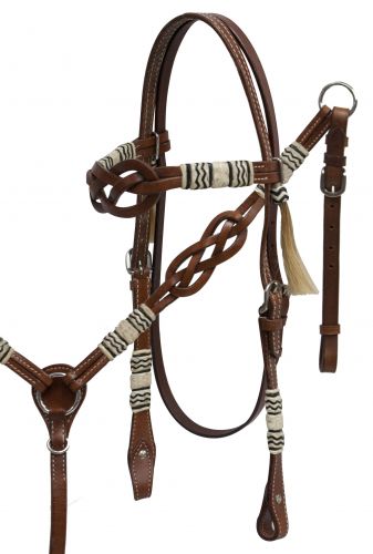 Showman Celtic Knot Headstall and Breast Collar Set