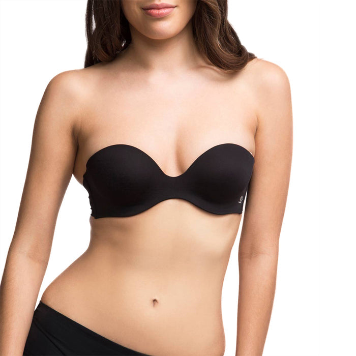Simone Perele Black Inspiration Strapless Plunge Bra