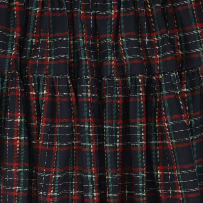 skirt plaid circle - navy plaid
