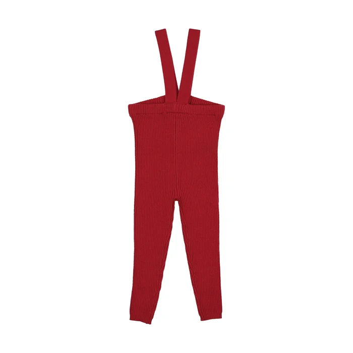 skirt suspender - vintage red