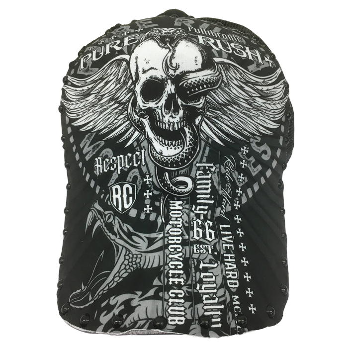 SKULL & SNAKE MOTORCYCLE CLUB BLACK